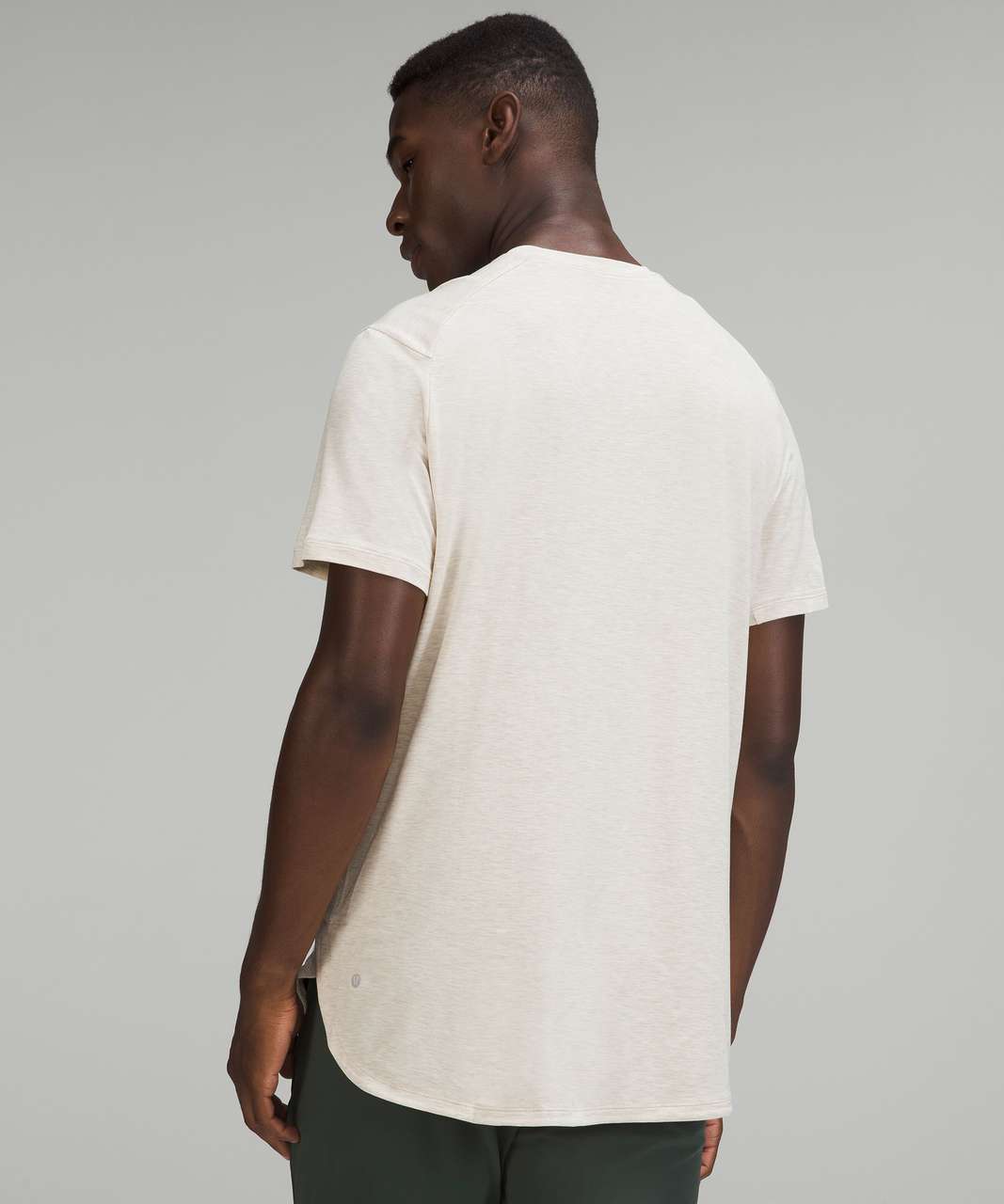 Lululemon Balancer Short Sleeve Shirt - Heathered Natural Ivory - lulu ...