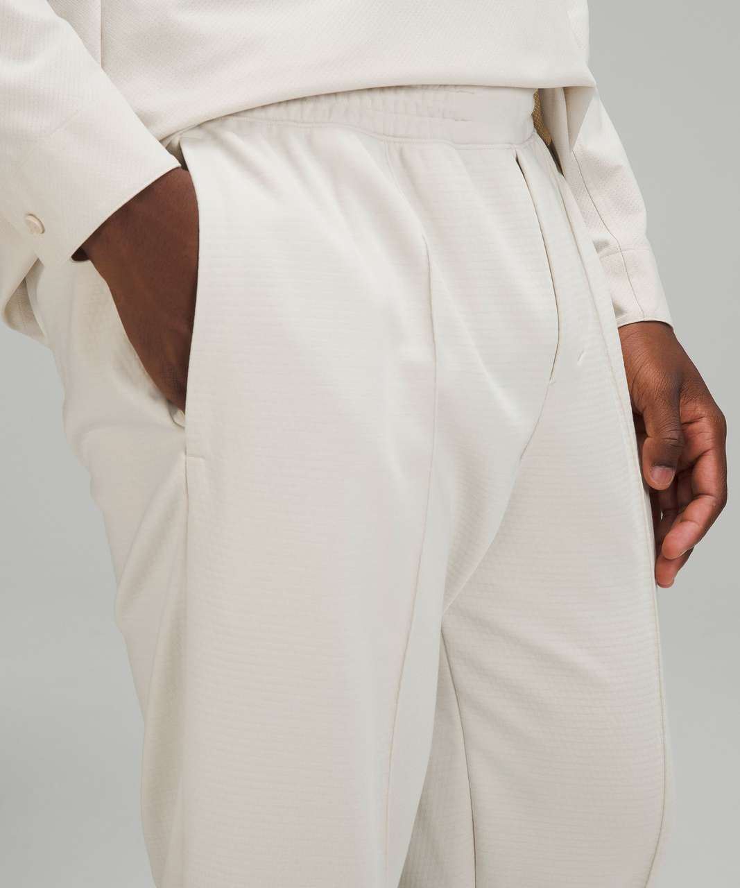 Lululemon Gridliner Pull-On Trouser 26" - Heathered Natural Ivory