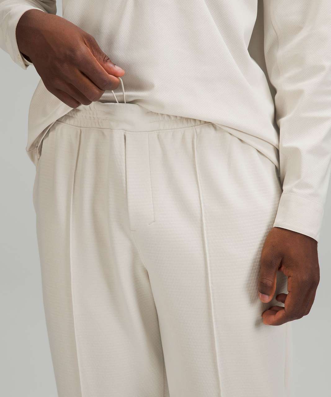 Lululemon Gridliner Pull-On Trouser 26" - Heathered Natural Ivory