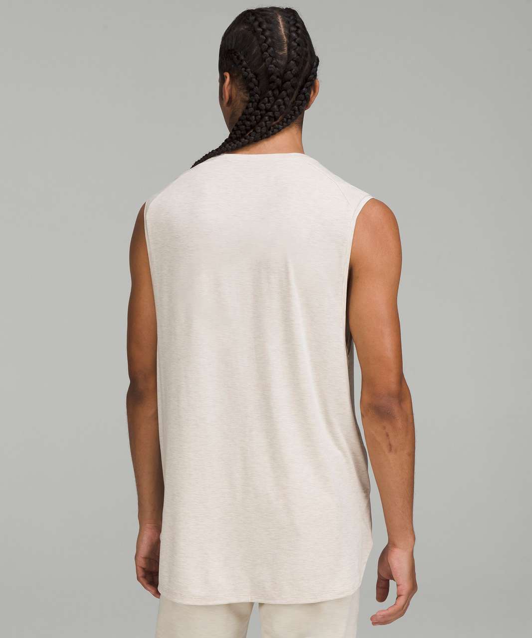 Lululemon Balancer Tank Top - Heathered Natural Ivory