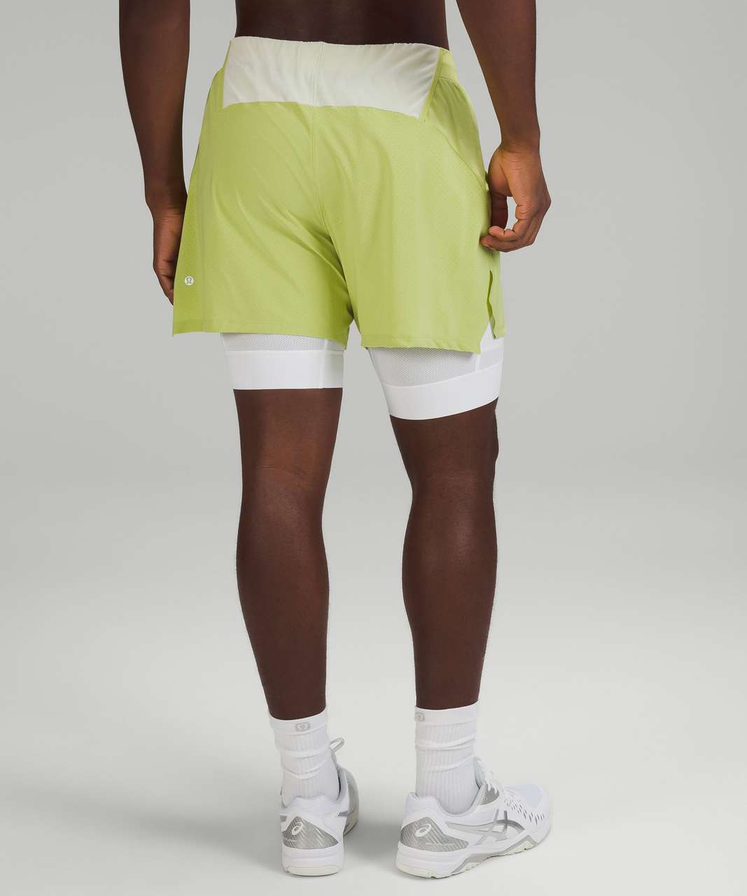 Lululemon Vented Tennis Short  - Wasabi