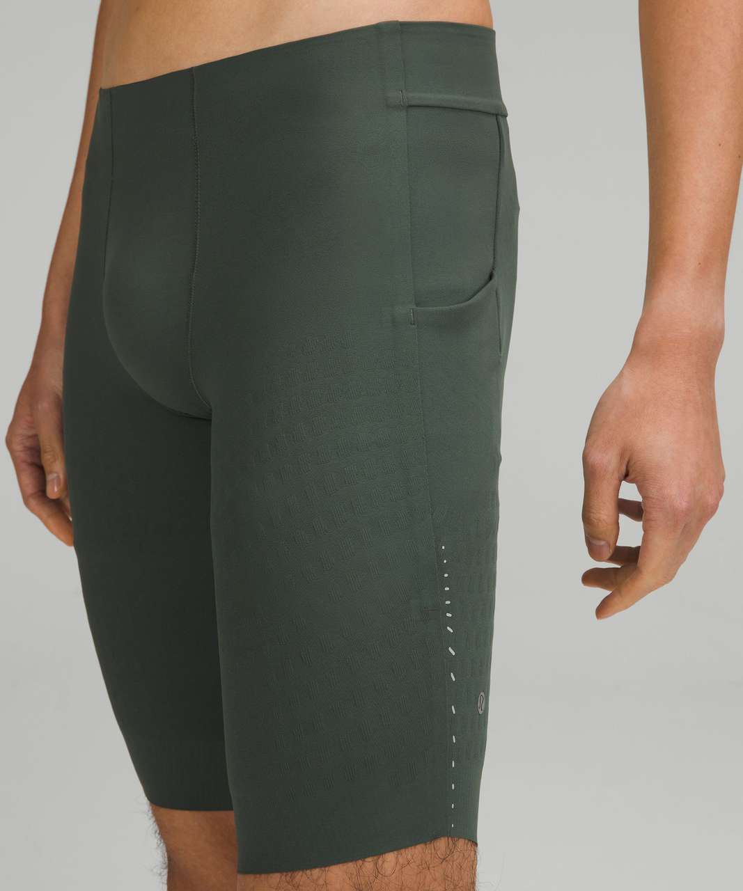 Lululemon SenseKnit Running Short 10" - Smoked Spruce