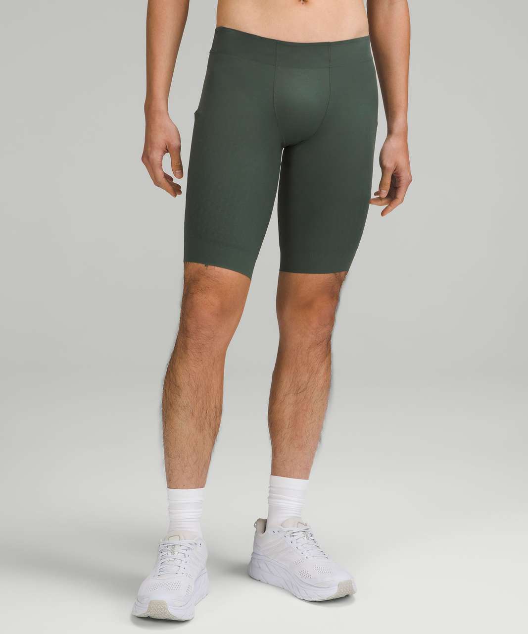 Lululemon SenseKnit Running Short 10" - Smoked Spruce