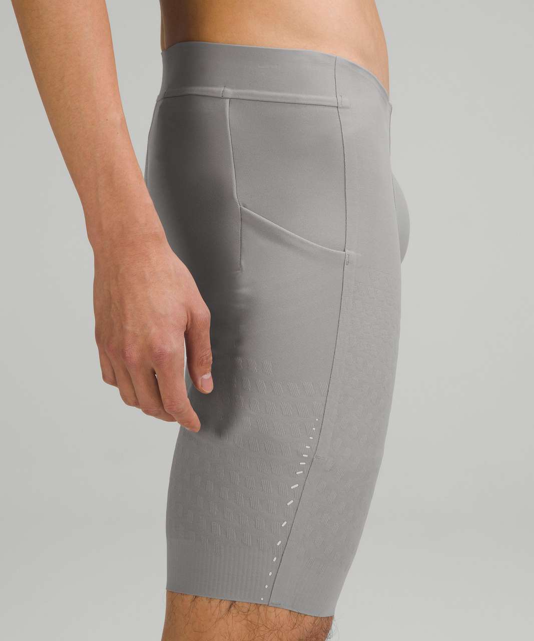 Lululemon SenseKnit Running Short 10 - Gull Grey - lulu fanatics