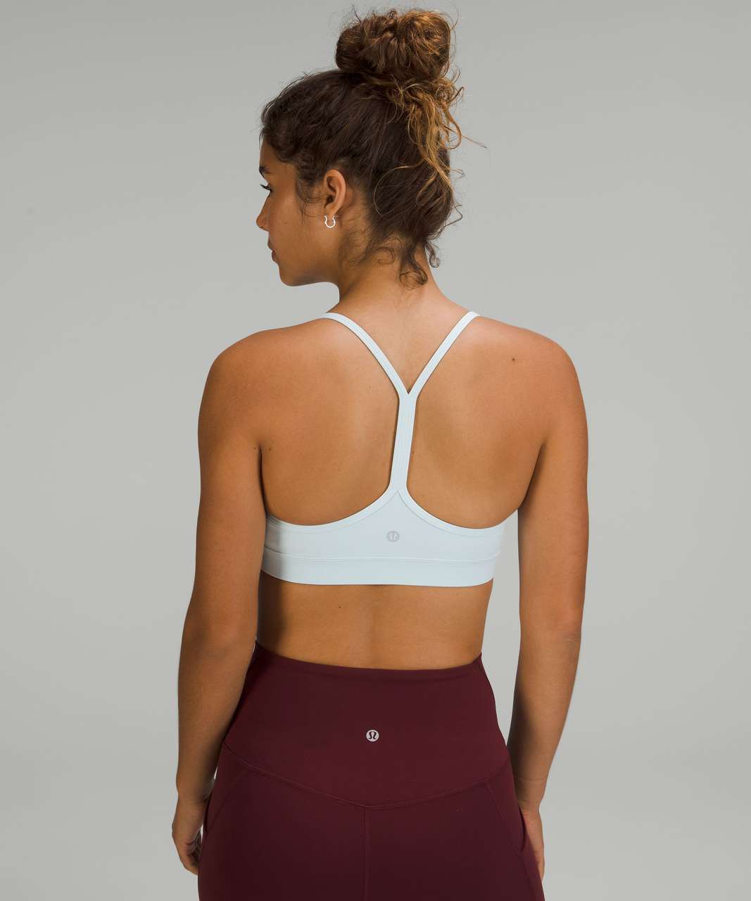 Lululemon Flow Y Nulu Bra *Light Support, A–C Cups - Powder Blue