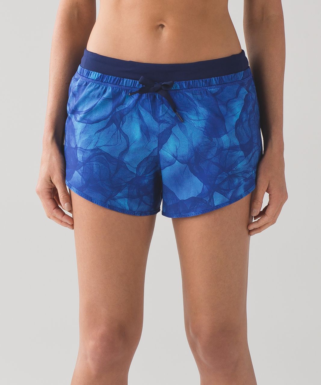 Lululemon Run It Out Short (3") - Mini Midnight Tulle Multi / Hero Blue