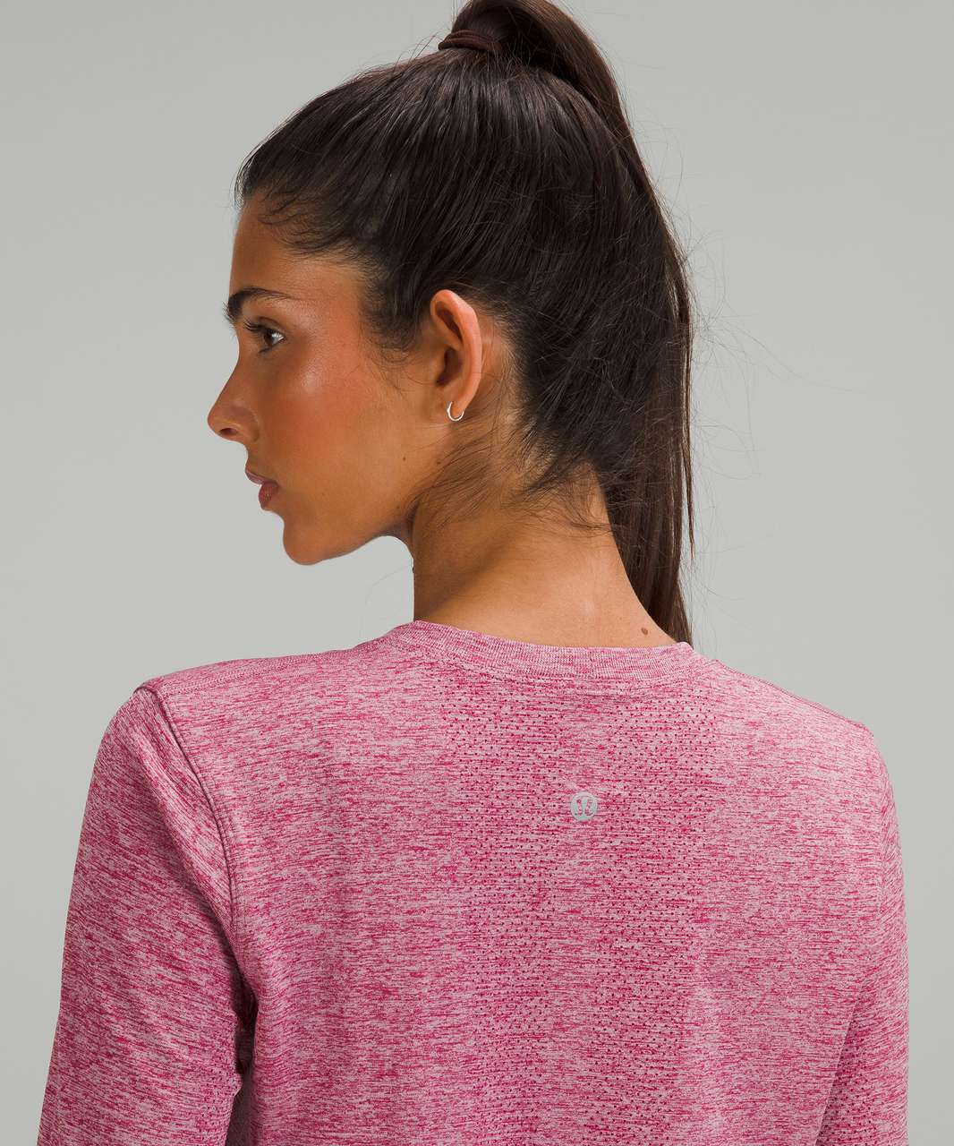 Lululemon Swiftly Relaxed-Fit Long Sleeve Shirt - Pomegranate / Pink Peony