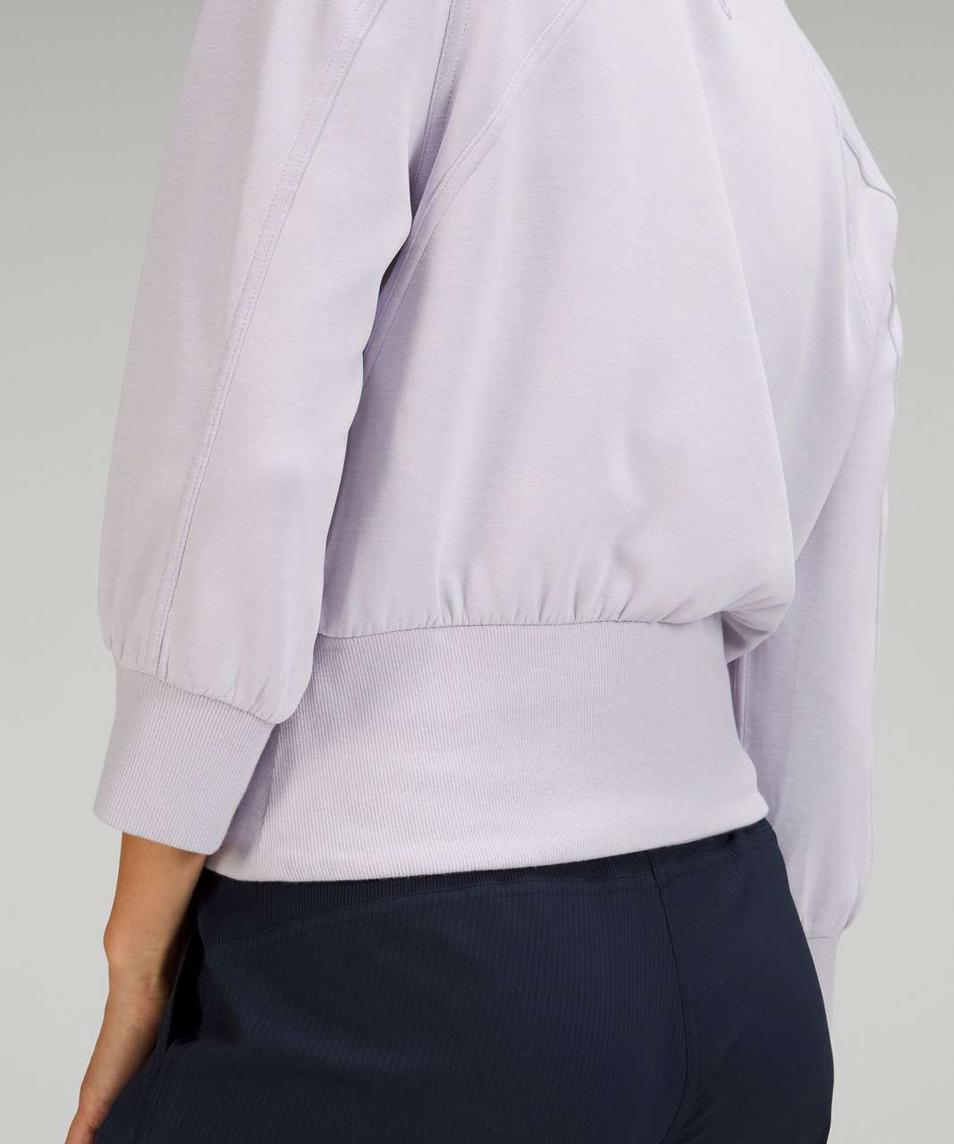 Lululemon Softstreme Ribbed-Hem Pullover - Faint Lavender