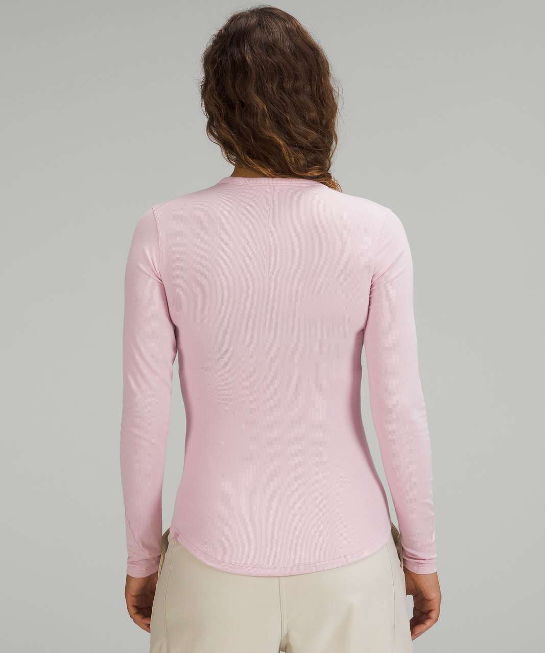 Lululemon Hold Tight Long Sleeve Shirt - Pink Peony - lulu fanatics