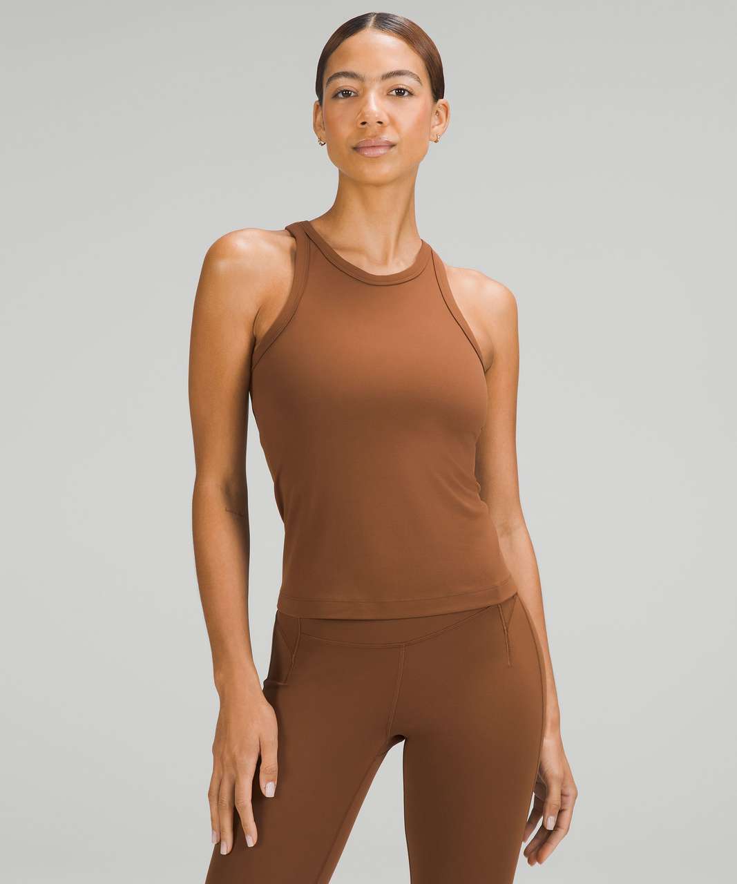 Lululemon Align Waist-Length Racerback Tank Top - Roasted Brown