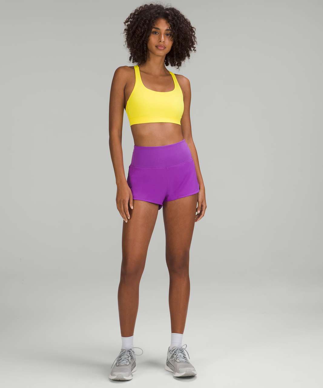 NEW Women Lululemon Speed Up Mid-Rise Lined Short 4 Moonlit