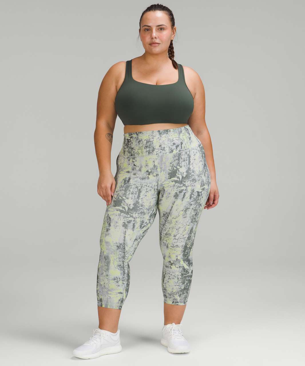 Lululemon Wunder Train High-Rise Tight 25 - Smoked Spruce - lulu fanatics