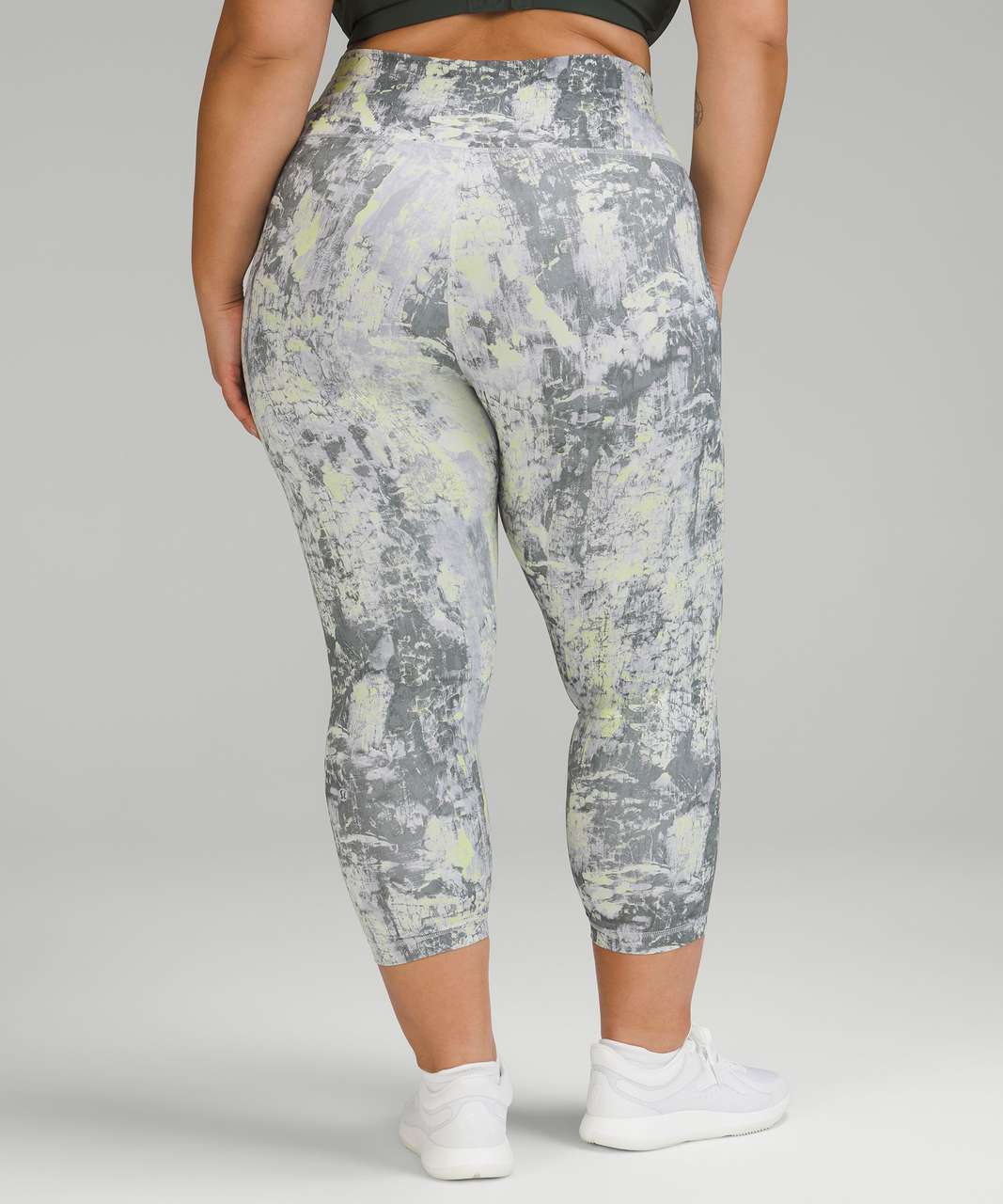 Lululemon Wunder Train High-Rise Crop 21 - Smoked Spruce - lulu