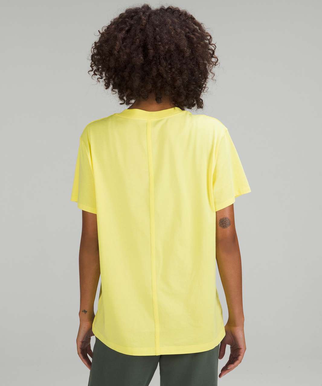 Lululemon All Yours Cotton T-Shirt - Sunlight Yellow