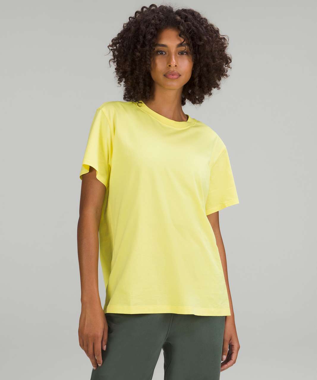 Yellow Cotton T-shirt