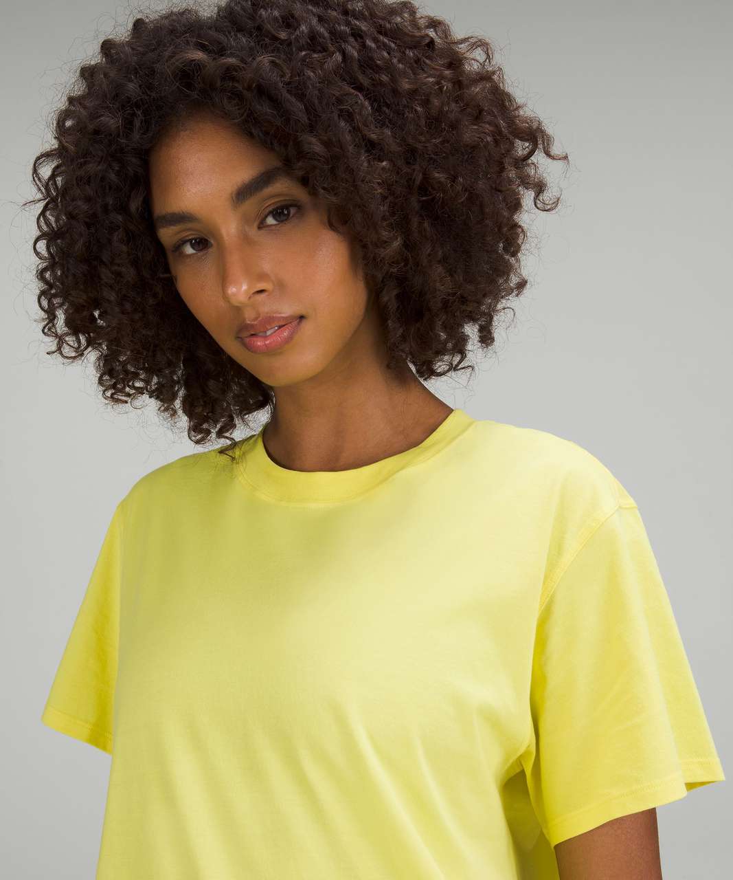 Yellow Cotton T-shirt