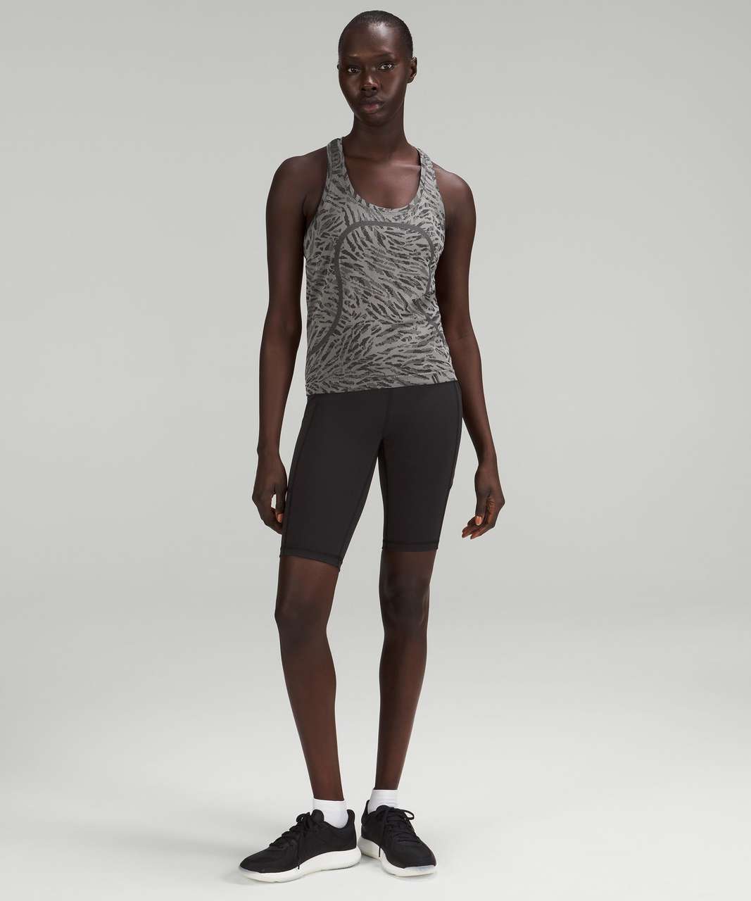 Lululemon Gray SoulCycle swiftly tech racerback tank top 8