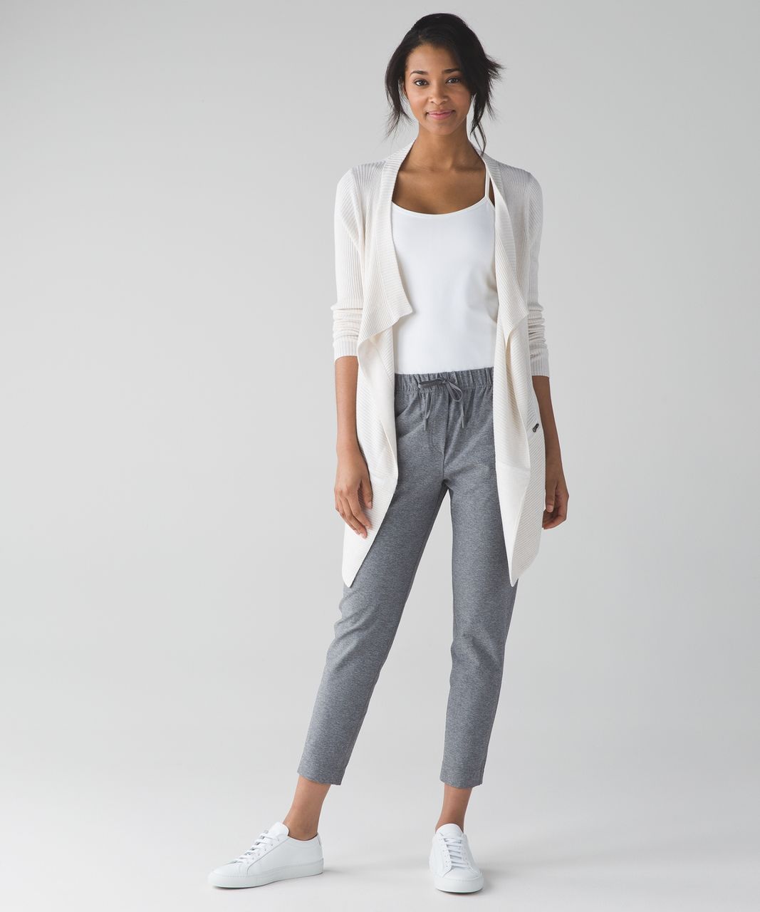 Lululemon Jet Crop (Slim) - Heathered Slate (First Release) - lulu fanatics