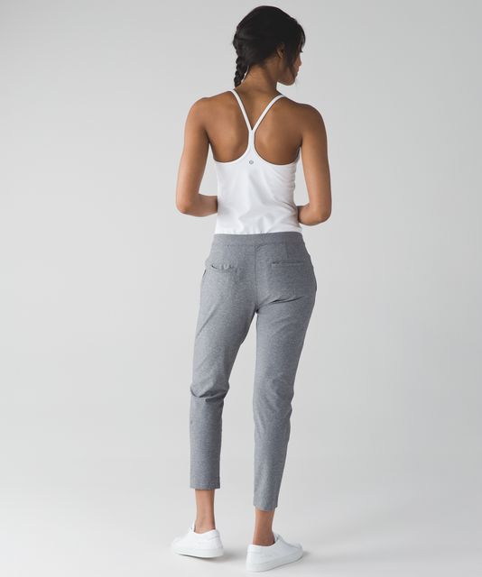 Lululemon Jet Crop (Slim) - Space Dye Camo Seal Grey Deep Coal