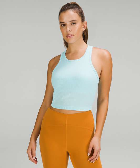 New arrivals: Ebb to Street Racer Crop Tank in Rainforest (6