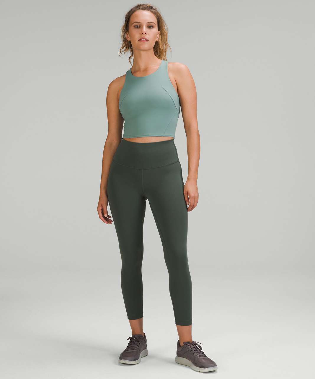 Lululemon Everglades Green Invigorate training tank - Size 6