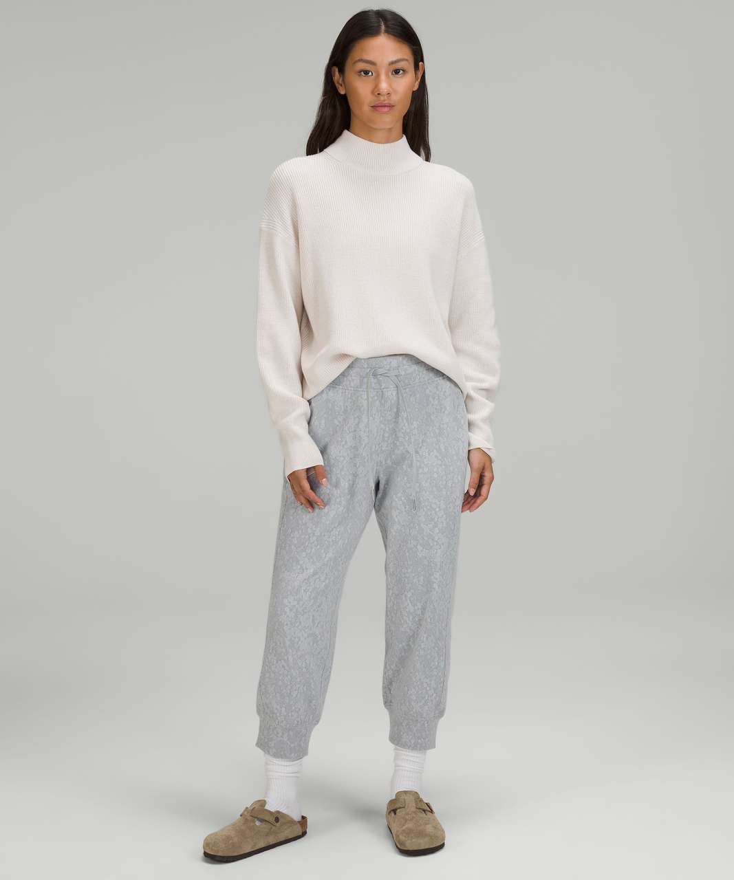 Lululemon Ready to Rulu Jogger Crop Speckle Spritz Jacquard Rhino