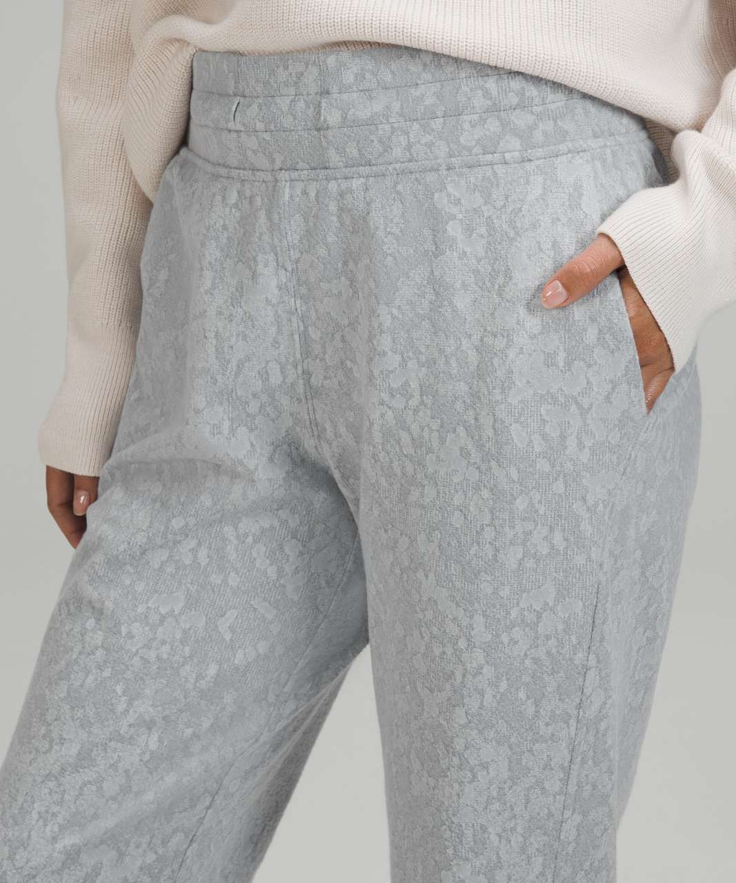 Lululemon Ready to Rulu High-Rise Cropped Jogger - Speckle Spritz Jacquard Rhino Grey Silver Drop Starlight