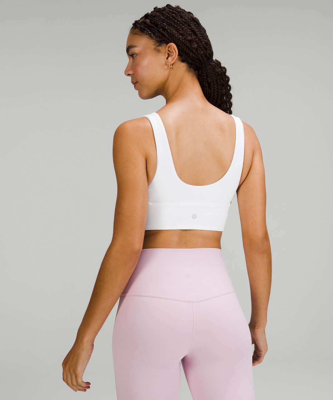 🤍Fit Today: Align Bra C/D White (6), Align Leggings 28” White