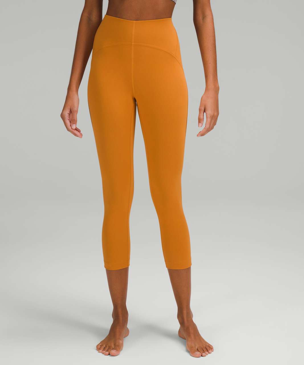 Lululemon InStill High-Rise Crop 21 - Autumn Orange - lulu fanatics