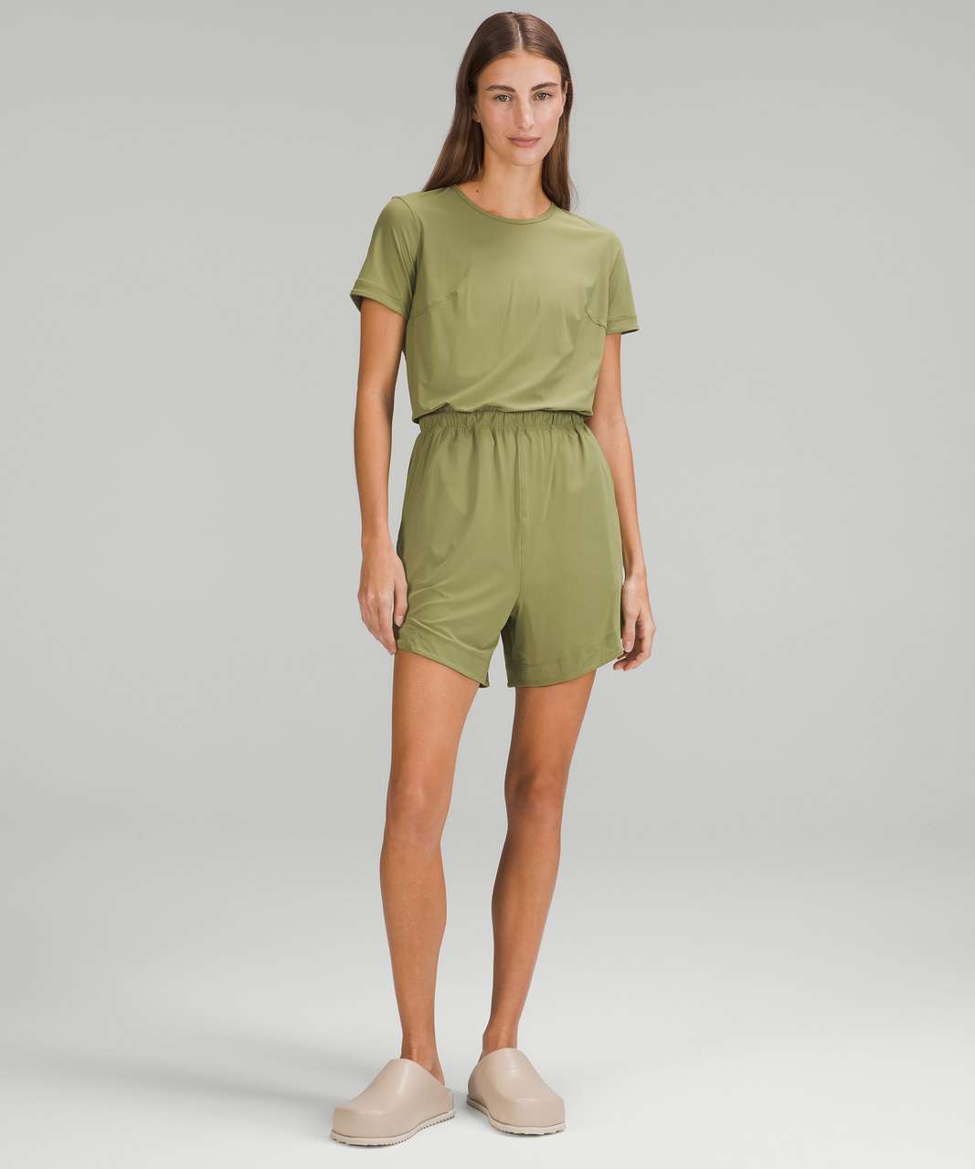 Lululemon Lightweight High-Neck Romper - Bronze Green