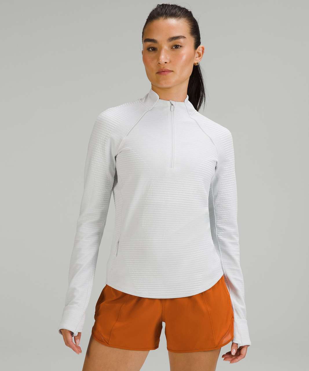 Lululemon Ventscape Half-Zip Long Sleeve - Vapor - lulu fanatics