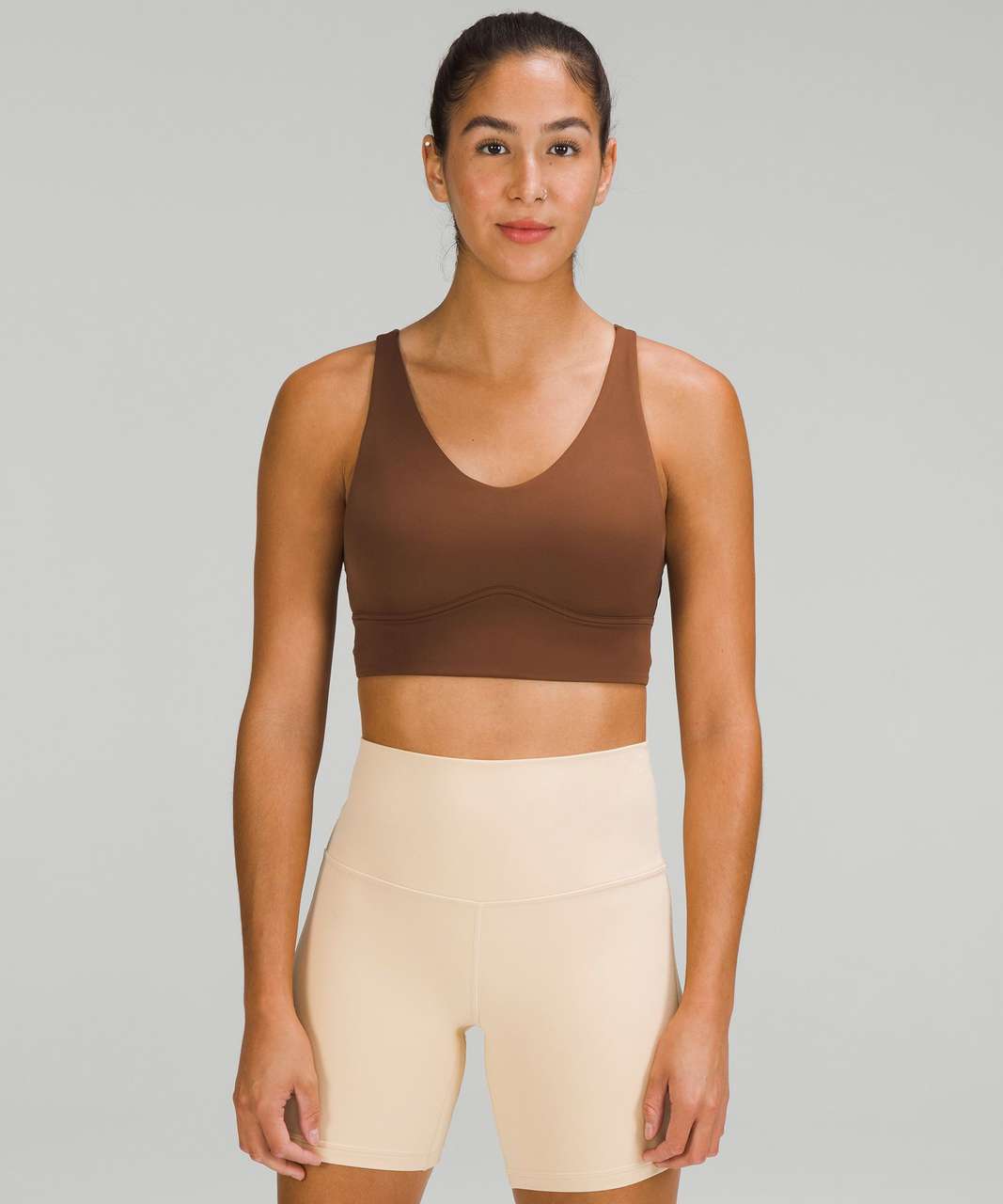 Lululemon In Alignment Longline Bra Light Support, B/c Cup In