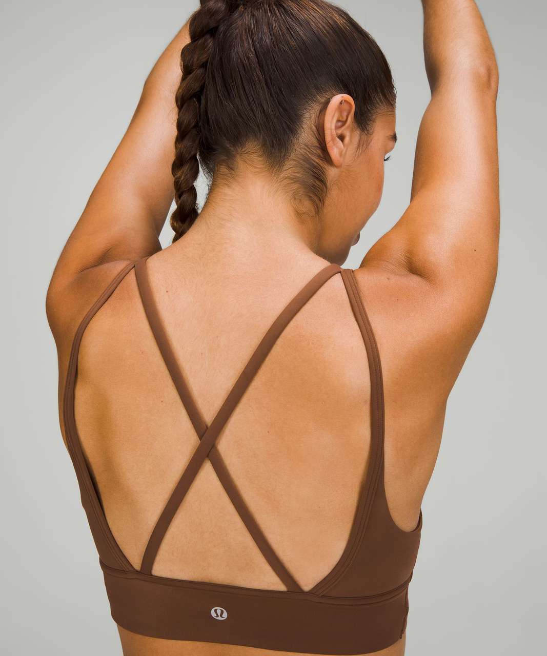 Lululemon In Alignment Longline Bra *Light Support, B/C Cup - Roasted Brown  - lulu fanatics