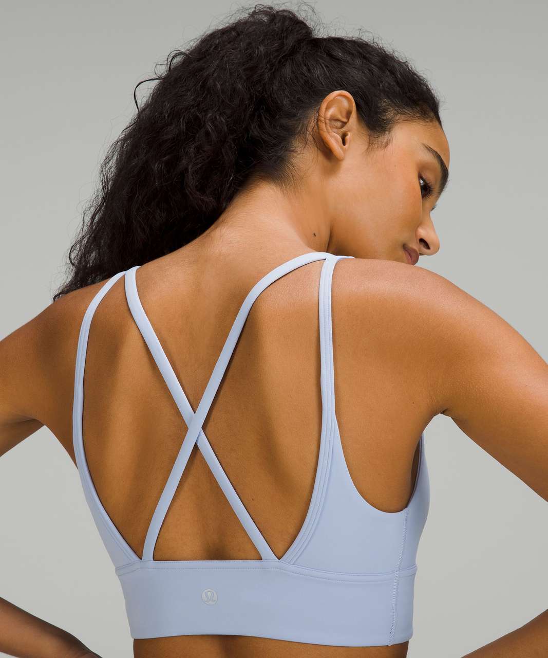 Lululemon In Alignment Longline Bra Light Support, B/c Cup In Blue |  ModeSens