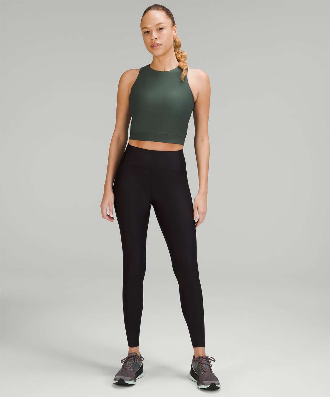 Lululemon SenseKnit Running Tank Top - Smoked Spruce