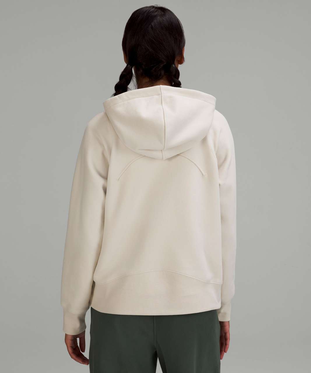 lululemon University of Michigan Women's White Loungeful Hooded Sweatshirt