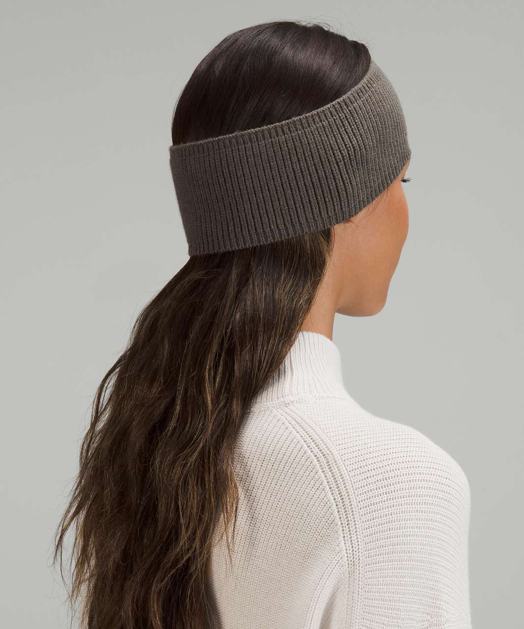 Lululemon Fleece-Lined Knit Ear Warmer - Heathered Everglade Green - lulu  fanatics