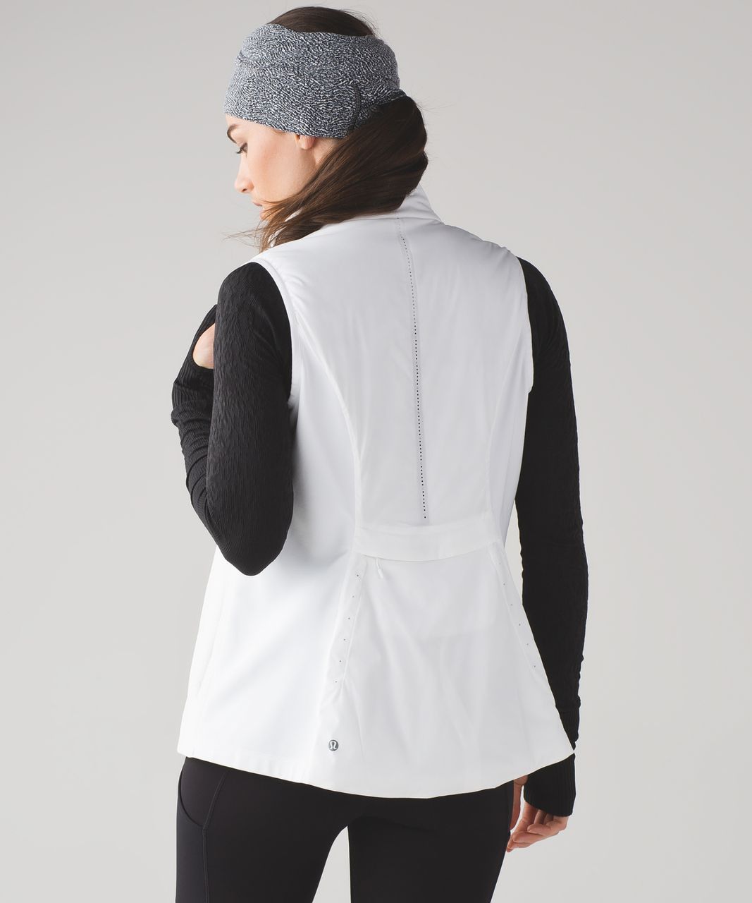 Lululemon Top Knot Toque - Running Luon Ripple Jacquard Black White