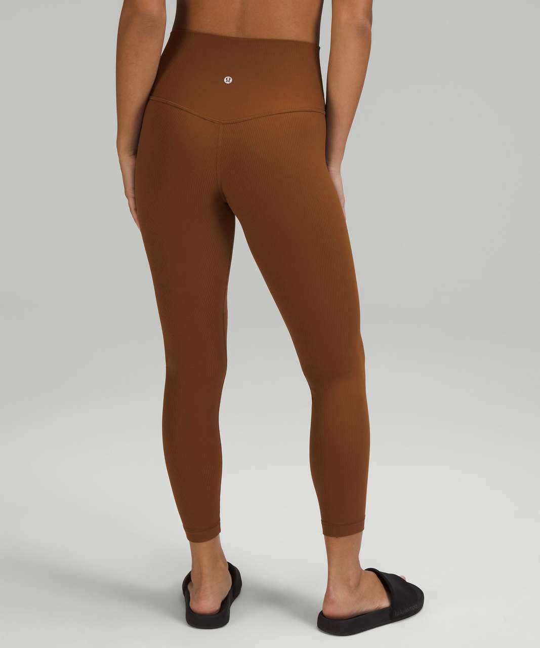 Lululemon Align Ribbed High-Rise Pant 25" - Roasted Brown