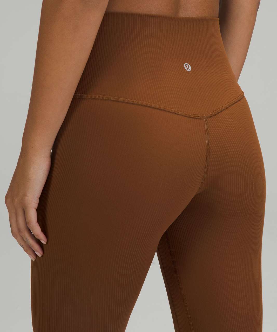 Lululemon Align Ribbed High-Rise Pant 25" - Roasted Brown