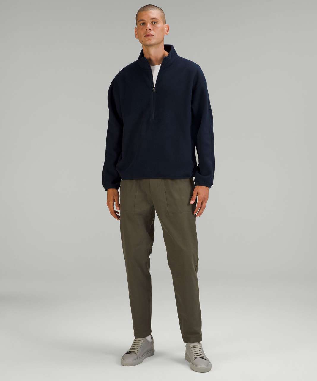 Guys, the Oversized-Fit Fleece Half Zip is the new loungewear go to. : r/ lululemon