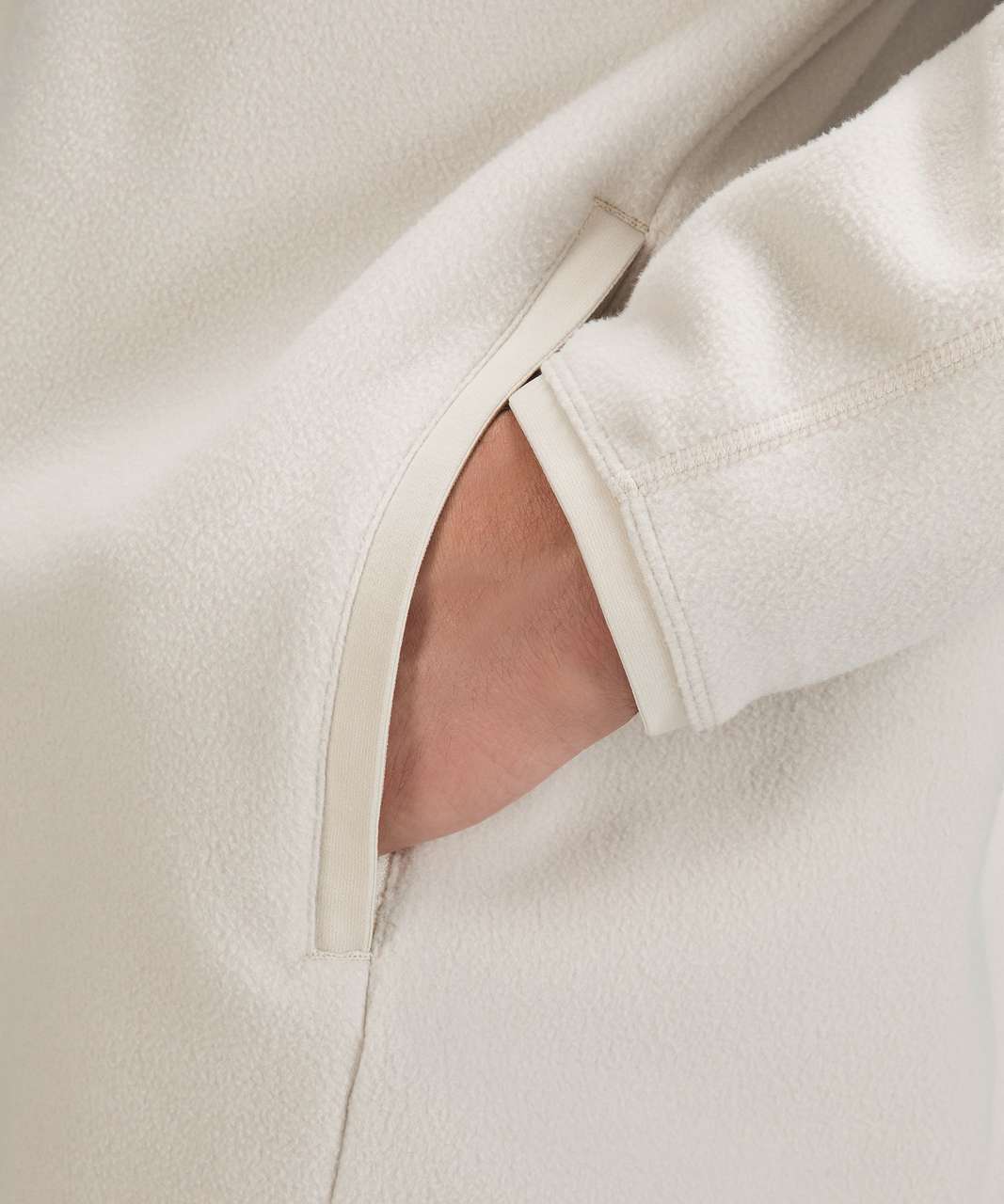 Lululemon Oversized-Fit Fleece Half Zip - Natural Ivory