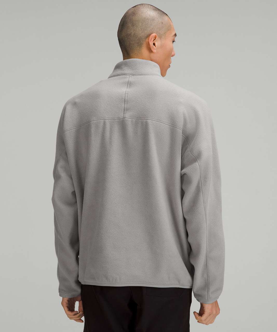 Lululemon Oversized-Fit Fleece Half Zip - Gull Grey