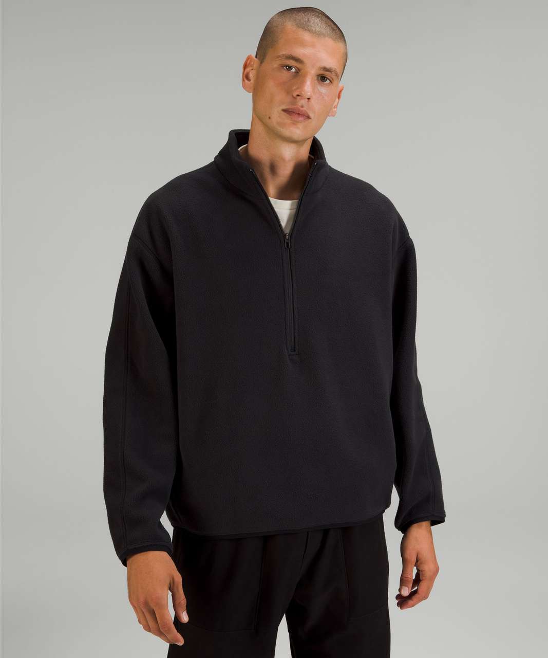 Oversized Fleece Half Zip