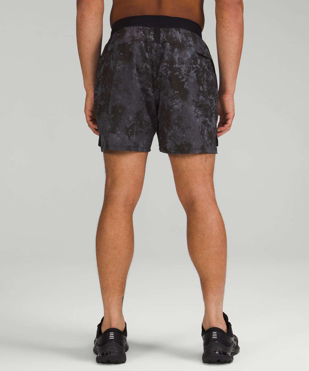 Lululemon License to Train Linerless Short 5 - Tactile Print Anchor Black  - lulu fanatics