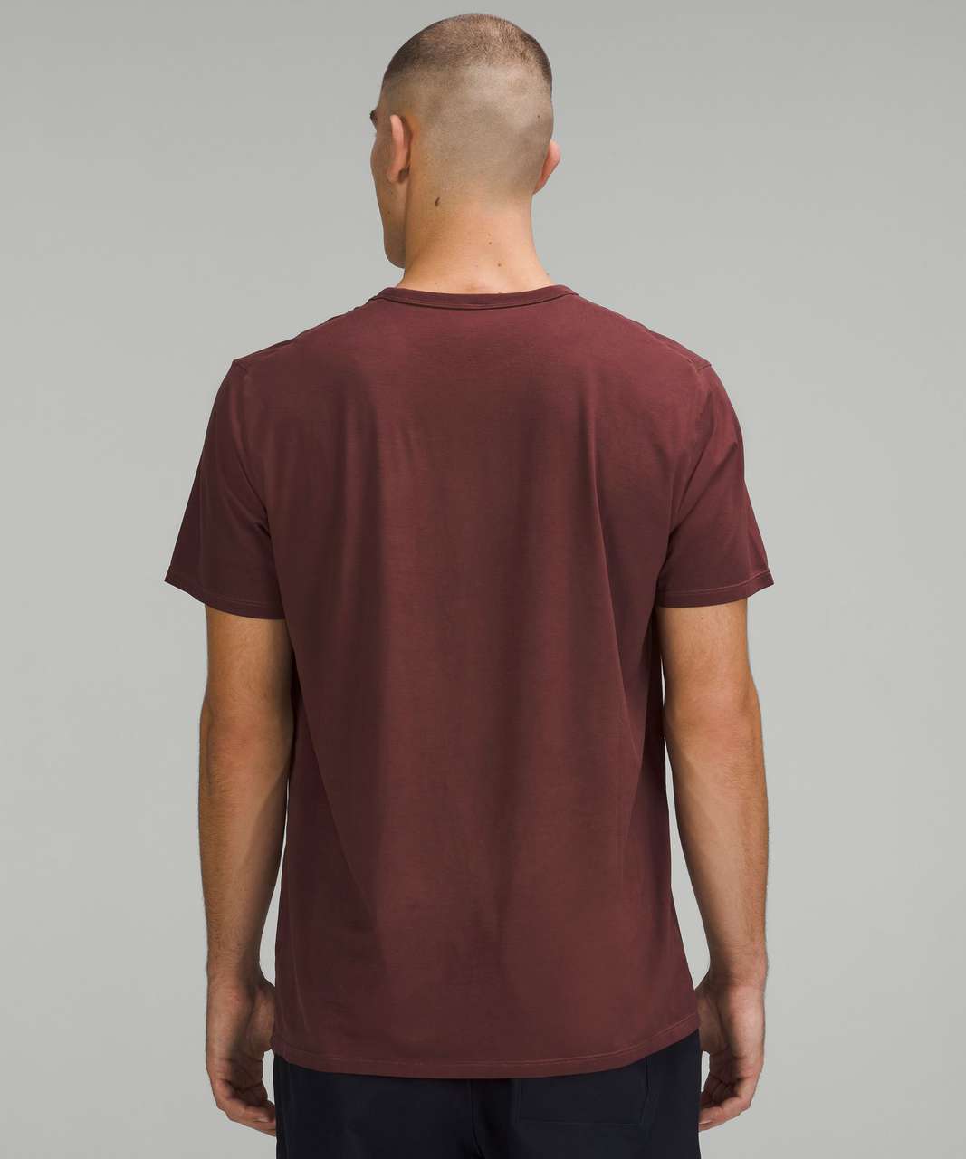 Lululemon The Fundamental T-Shirt - Breeze Dye Red Merlot