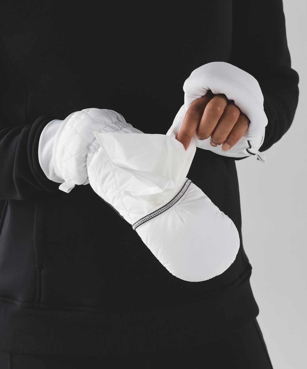 Lululemon No Shivers Mittens - White