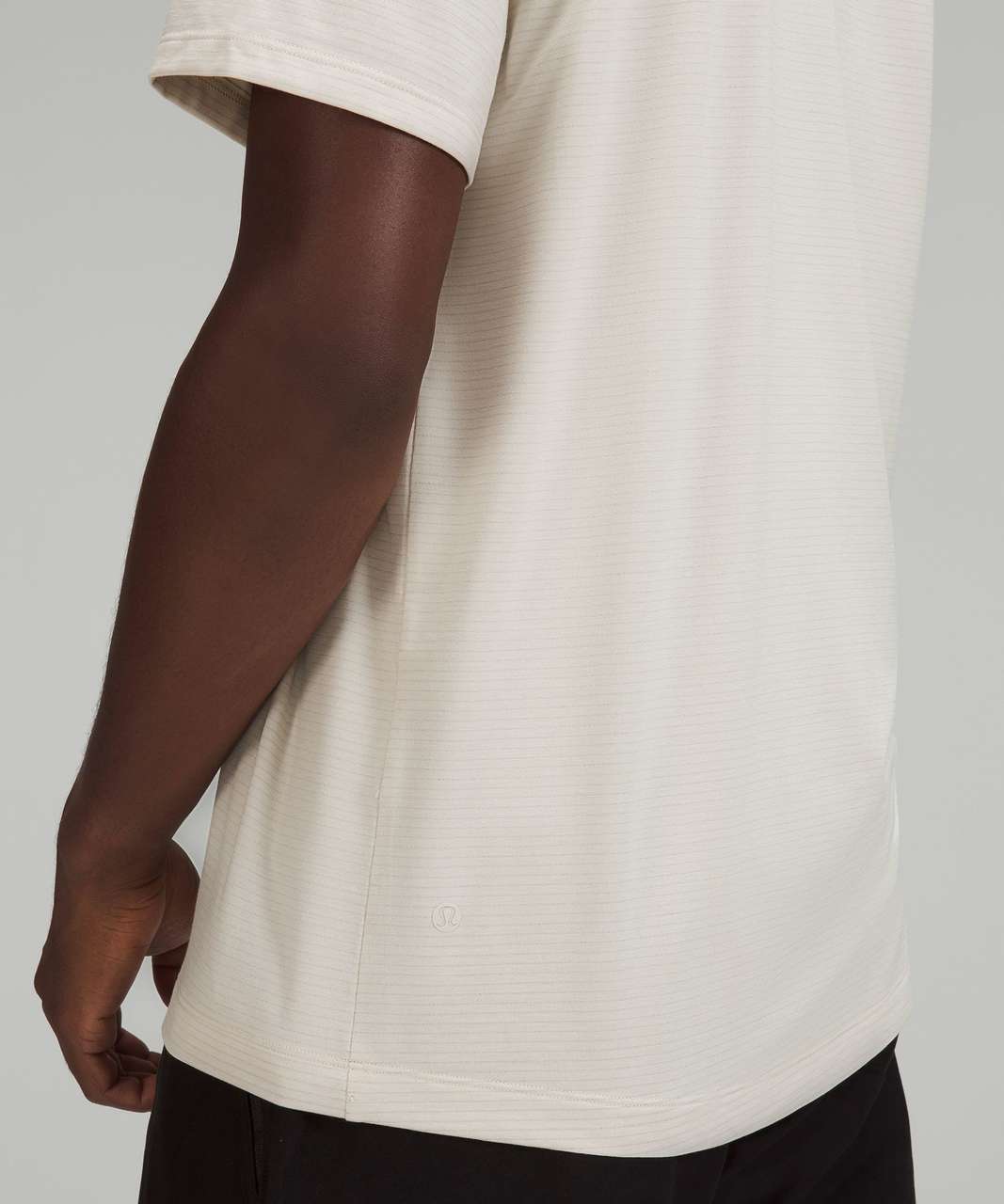 Lululemon Evolution Short Sleeve Polo Shirt - Heathered Natural Ivory ...