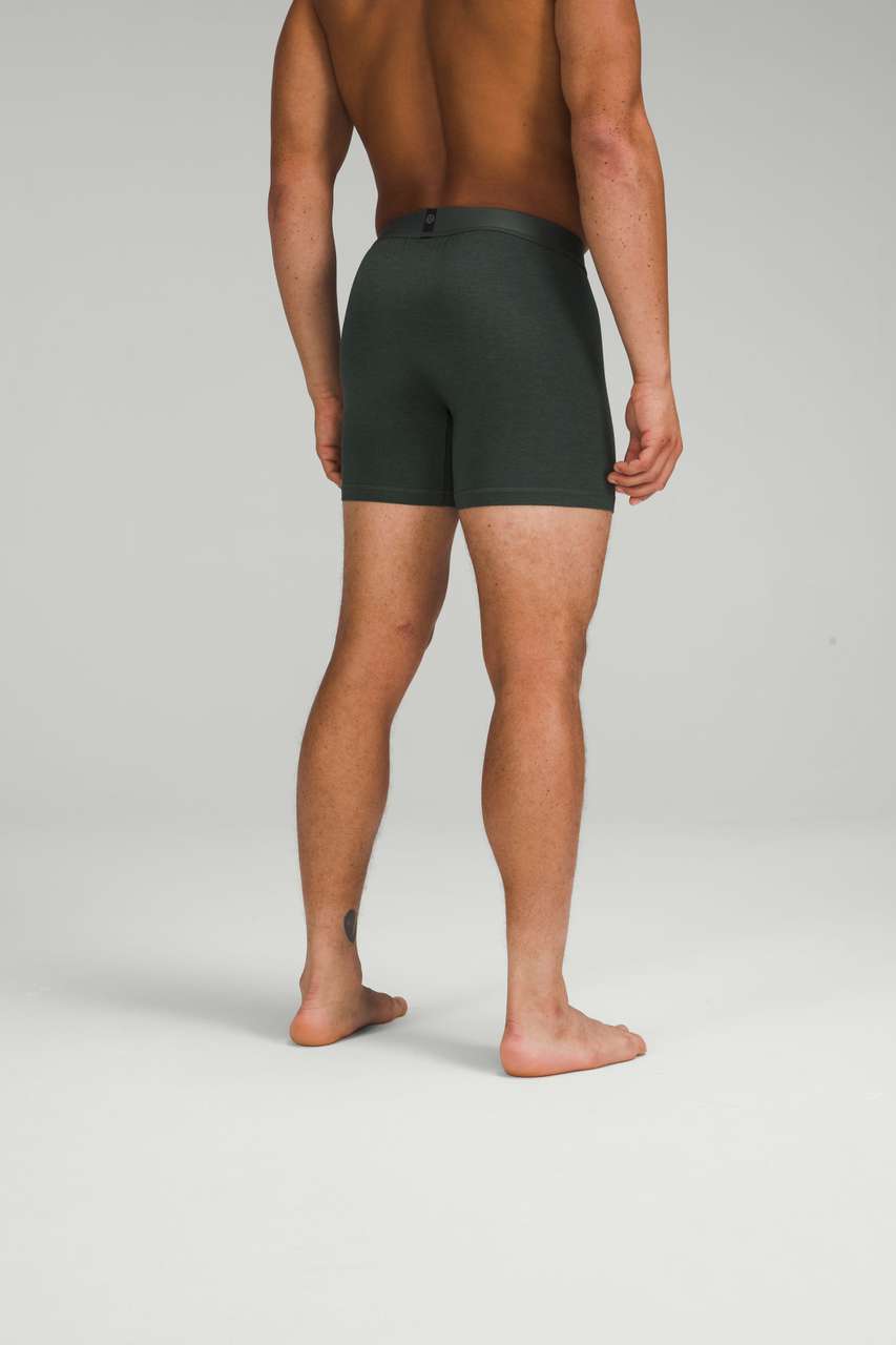 Lululemon Always In Motion Boxer 5" - Heathered Smoked Spruce