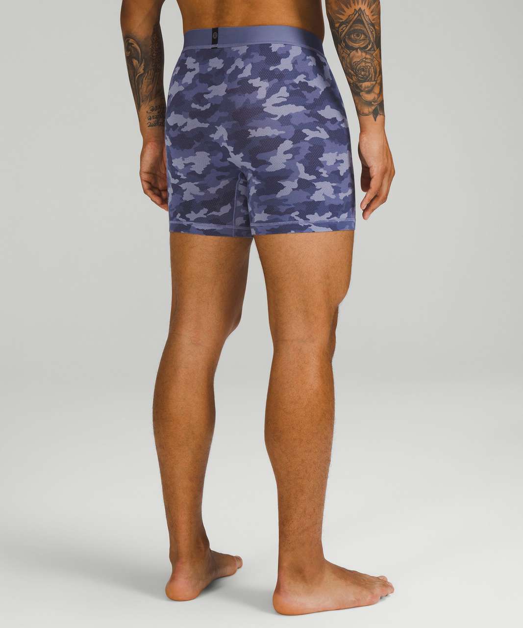 Lululemon Always In Motion Mesh Boxer 5" - Heritage 365 Camo Mini Peri Purple Multi